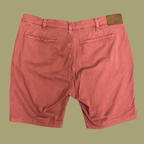 🔥 34 Heritage Slim Fit Rust Red Shorts (Size 38) – TENCEL™ Blend - Picture 3 of 9